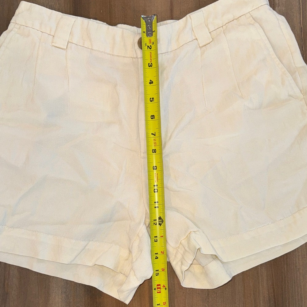 Cream High Waisted Shorts A New Day Neutral Casual Summer Basic Shorts Women - Picture 4 of 4